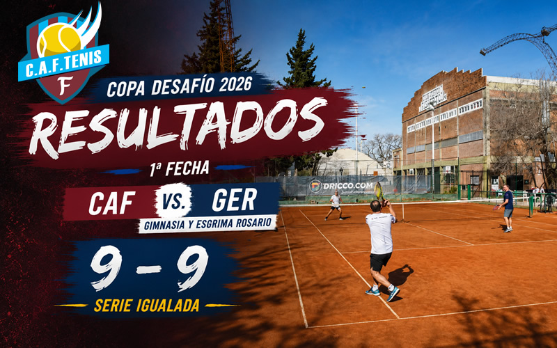 El CAF igual&oacute; 9-9 frente a GER en la Copa Desaf&iacute;o