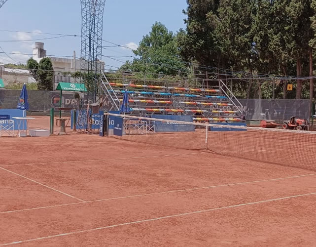Todo listo para la gran Exhibici&oacute;n de Tenis en el CAF