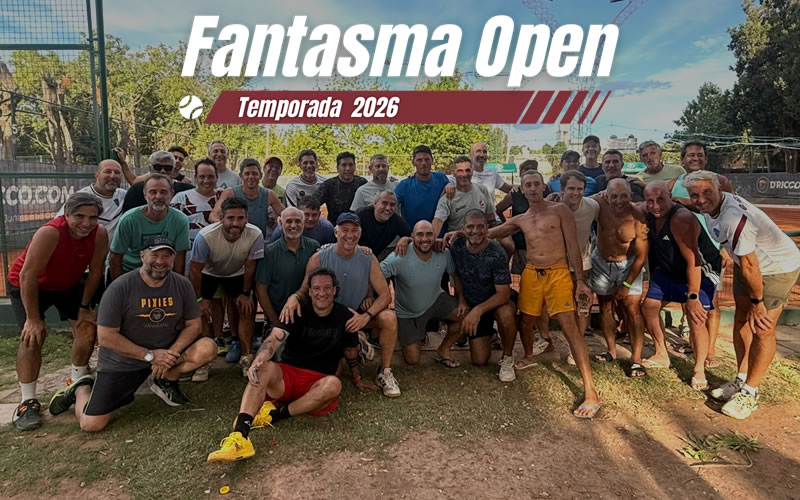 Fantasma Open 2026: Cabruja y Rua, campeones de una jornada a puro tenis