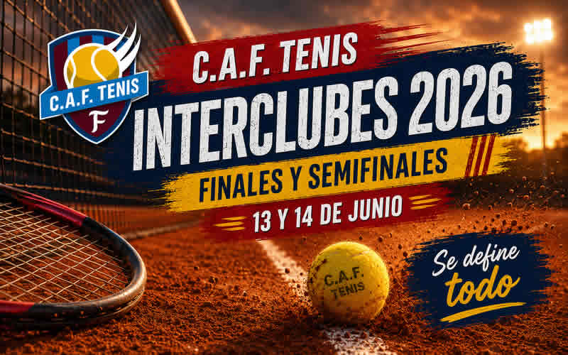 El CAF llega a un fin de semana decisivo en el Interclubes 2026