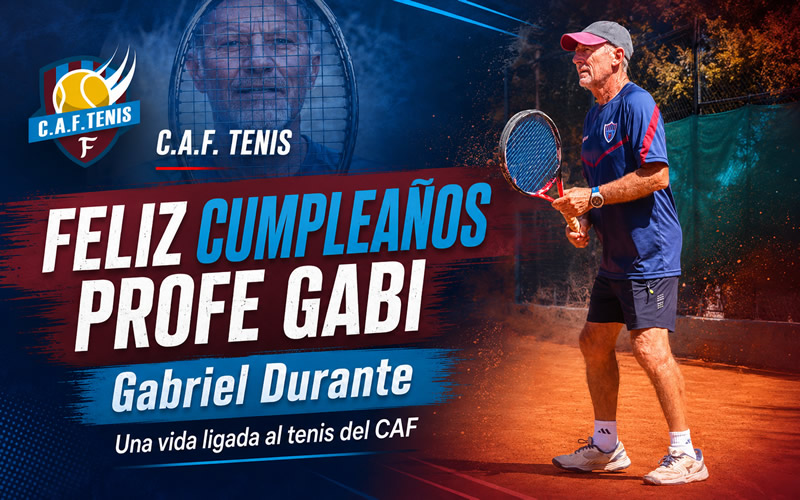 Feliz cumplea&ntilde;os, Profe Gabi: una vida ligada CAF