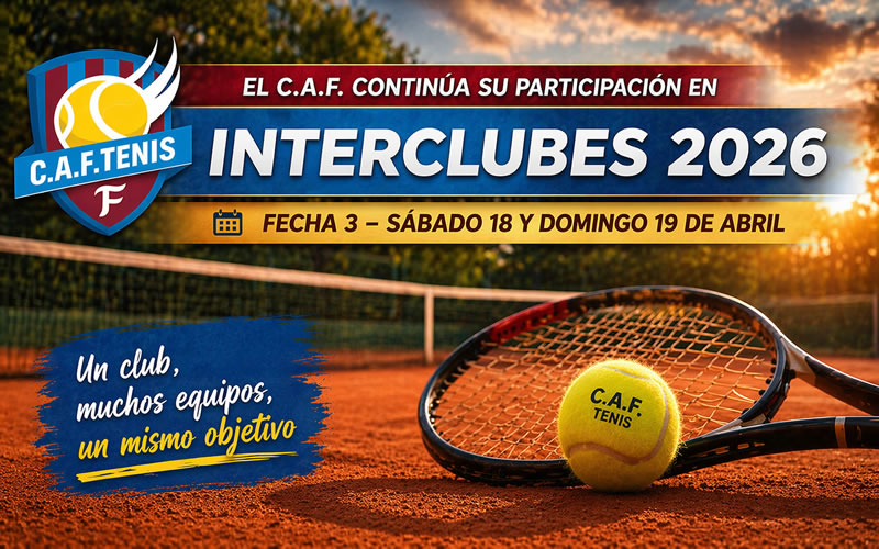 El CAF vuelve a competir: se juega la fecha 3 del Interclubes