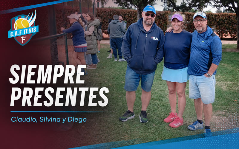 Claudio Domene, Silvina Lloan y Diego Stachioti