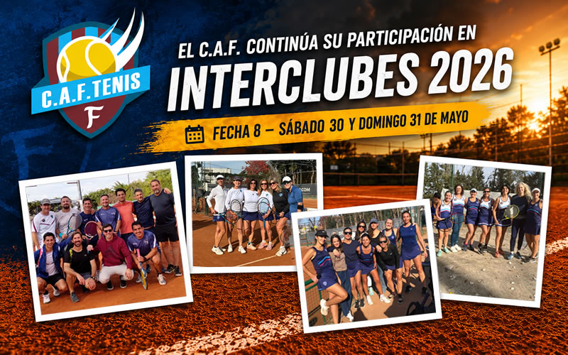 El CAF cerr&oacute; la Fecha 8 del Interclubes con 8 triunfos