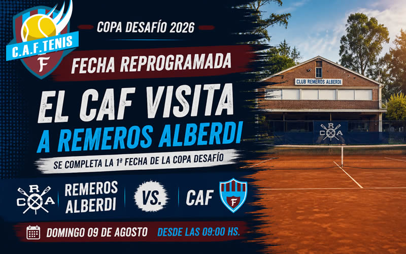 Copa Desaf&iacute;o: el CAF visita a Remeros este domingo