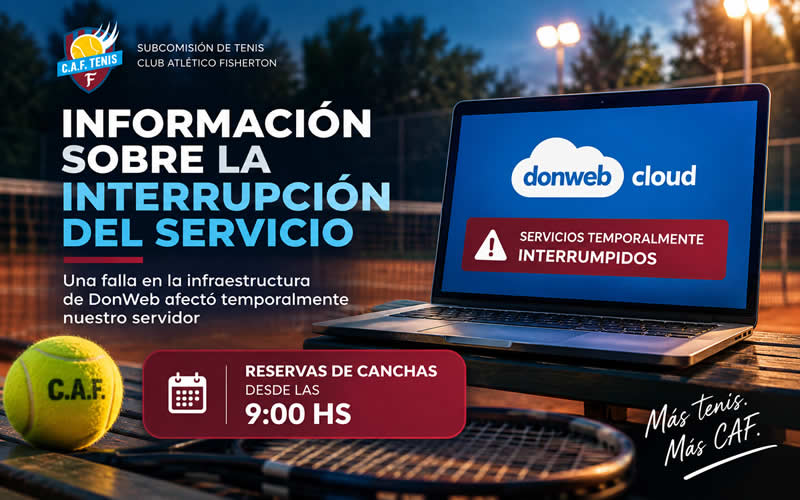 Interrupción del servicio por una falla externa en el datacenter